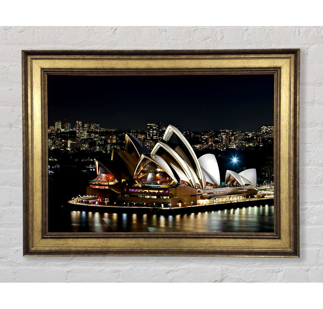 Sydney Opera House Lights - Einzelne Bilderrahmen Kunstdrucke