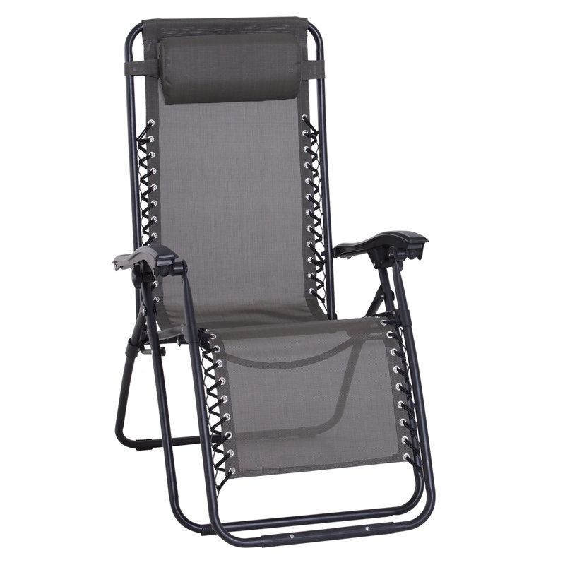 Outdoor Lounge Chair, Grey