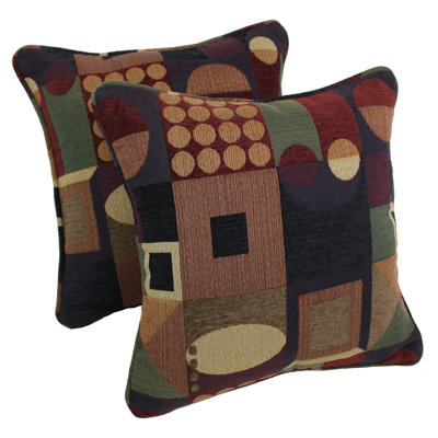 Patchwork Reversible Throw Pillow