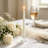 Hosley Set of 24 Glass Taper Candle Holders – Clear Candlestick Holder Set for Weddings, Table Centerpieces, Dinner & Home Décor (2.5” H)-656003525