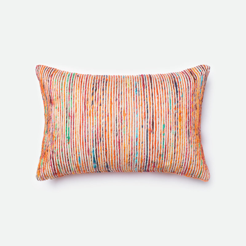 Housse de coussin rayée, H 13 po x l 21 po
