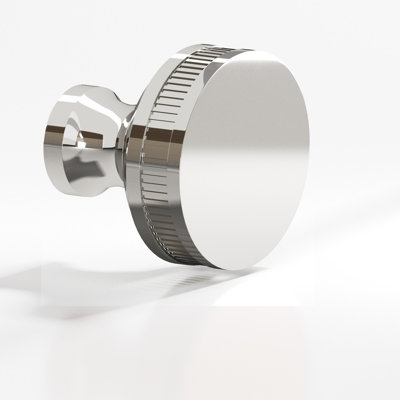 Round, Coined Sandwich Cabinet Knob