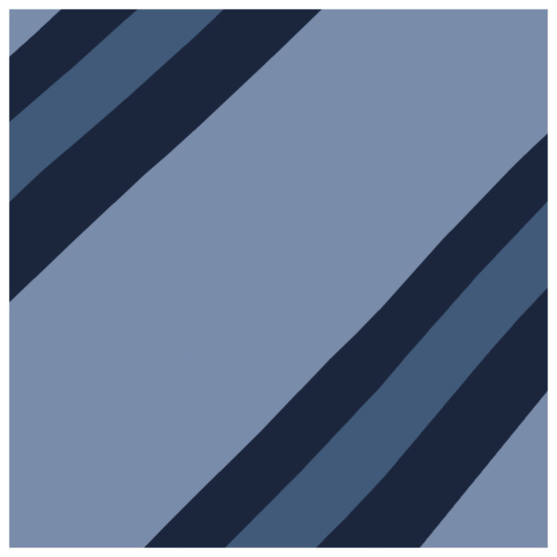 Coussins décoratifs à rayures diagonales bleues et grises, 16 x 16 pouces