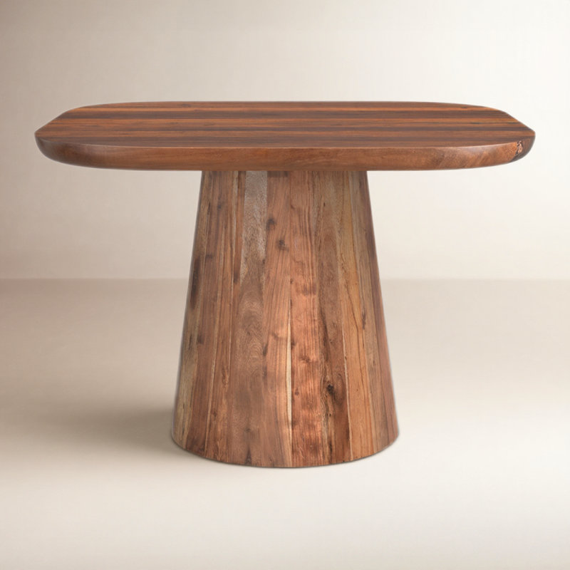 Genie Acacia Solid Wood Dining Table, Natural