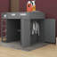  Lit mezzanine avec bureau, armoires, 4 tiroirs et 4 tablettes Onnofried-1945683943-1945683945