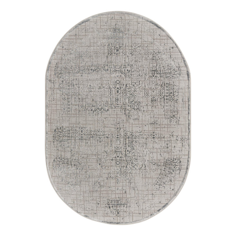 Alissa Abstract Indoor Rug, Oval 4' x 6'