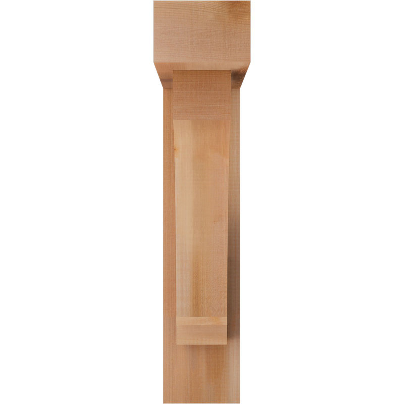 Support de bloc impérial avec entretoise décalée, 26 x 22, Cèdre rouge occidental de l 5 1/2 po (lisse)