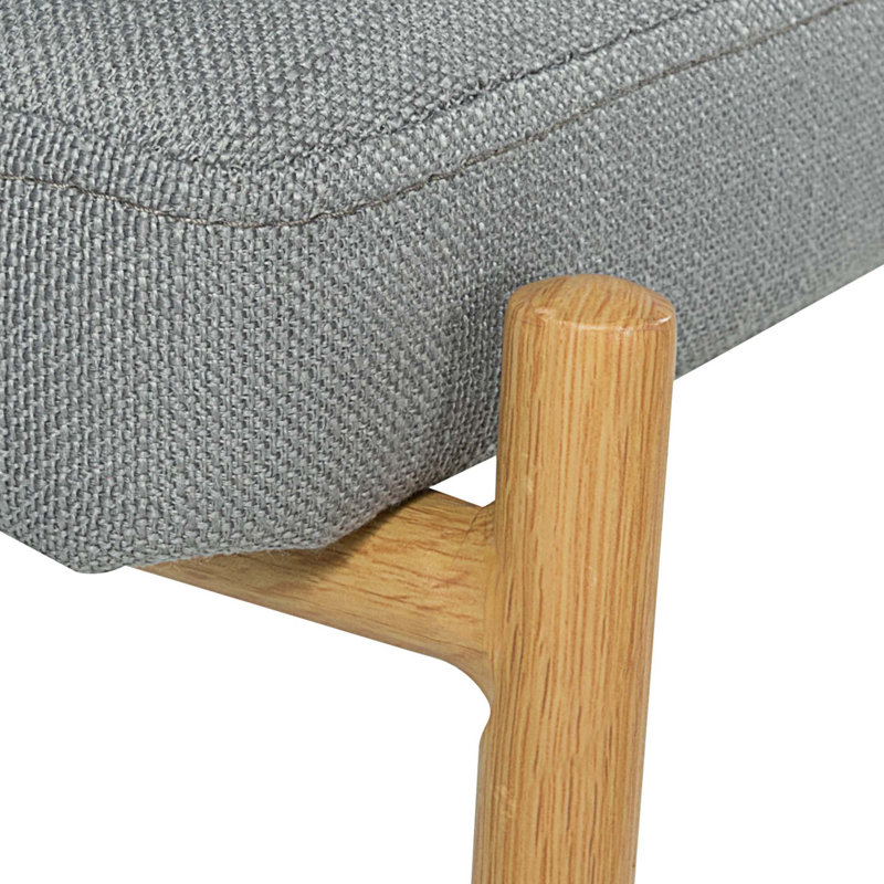 Tabouret de comptoir court 30 po Kittye, Gris anthracite