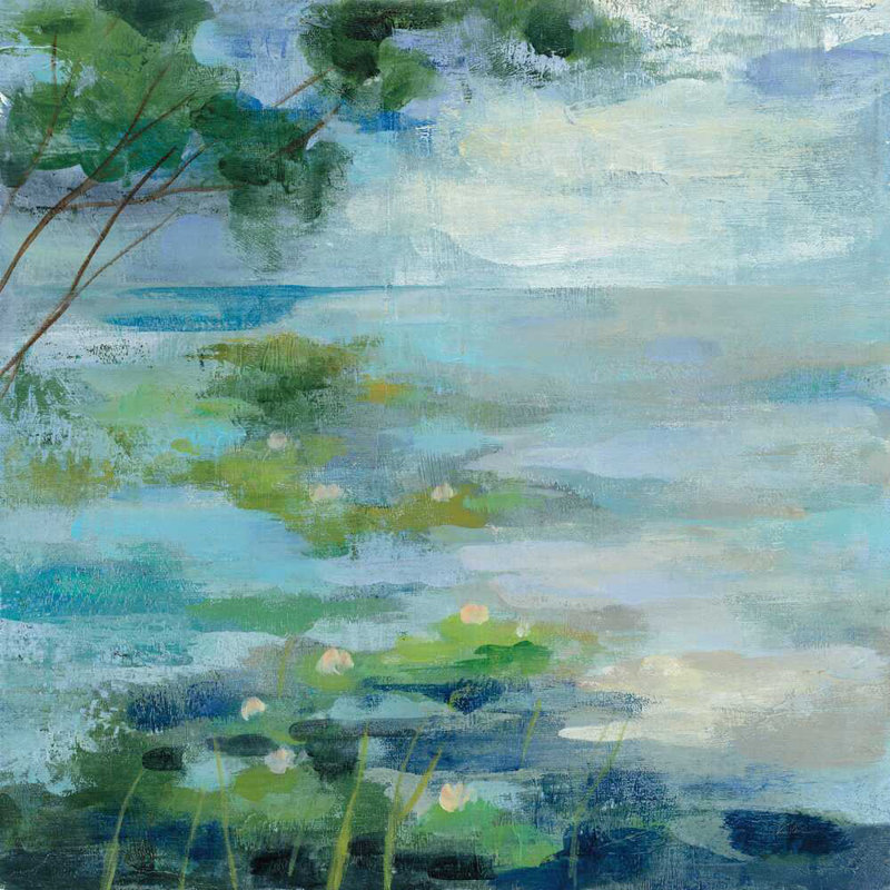 Lily Pond I, H 12 po x l 12 po x P 1,25 po