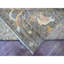 12'x15'5" Gray Peshawar Birds Design Hand Knotted Soft Wool Oversized Rug BA783ACABDFC43E4BBCE50C54BACBE0C