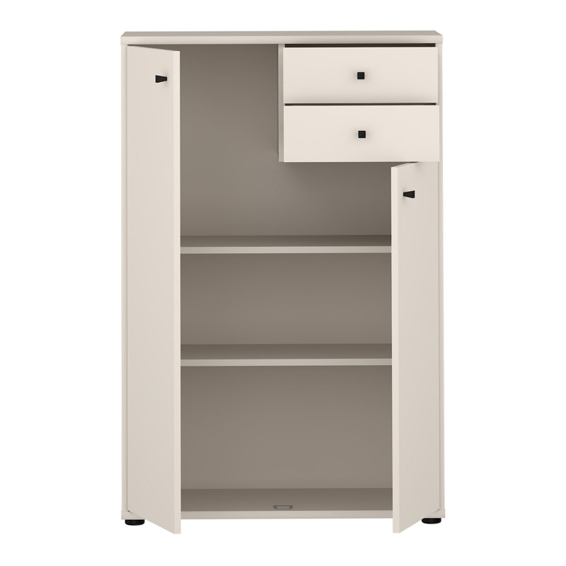 Tekita 2 -Door Rectangle Accent Cabinet