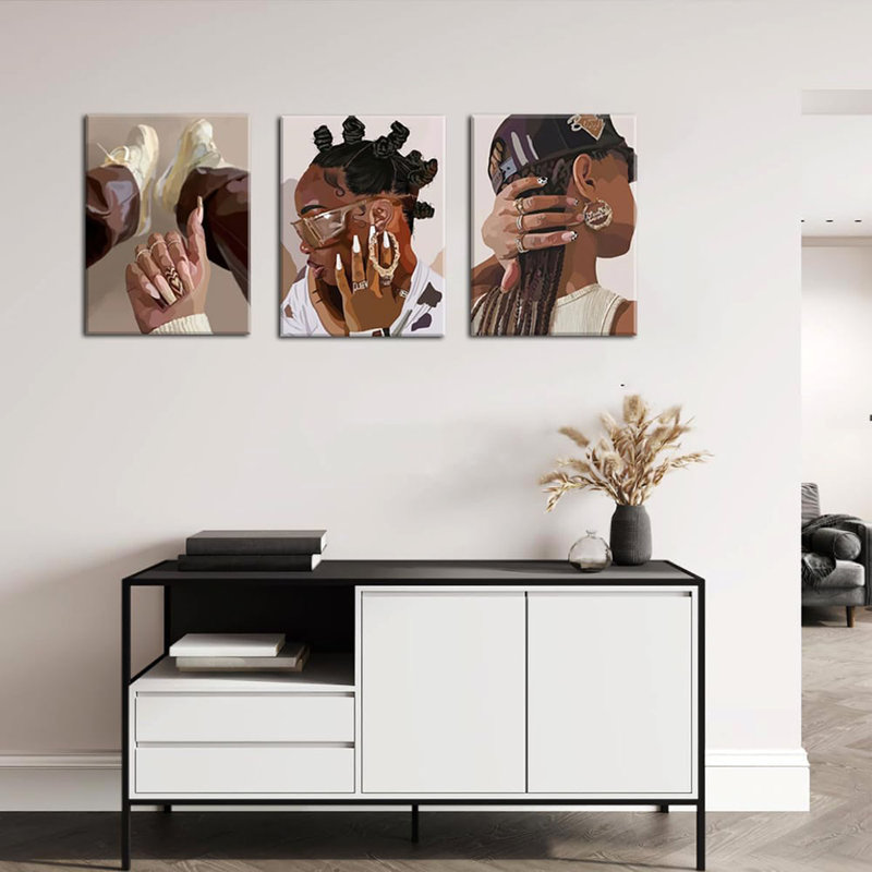 3 Piece Wrapped Canvas Print