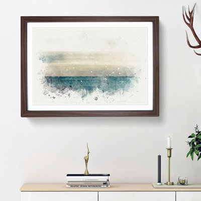 Horizon Rush in Abstract - Picture Frame Graphic Art Print