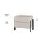 59cm W Laminate Bedside Table
