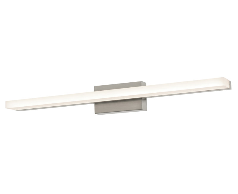 Harolson LED Wall Light, Gray, 24" H x 4.5" W x 2.5" D