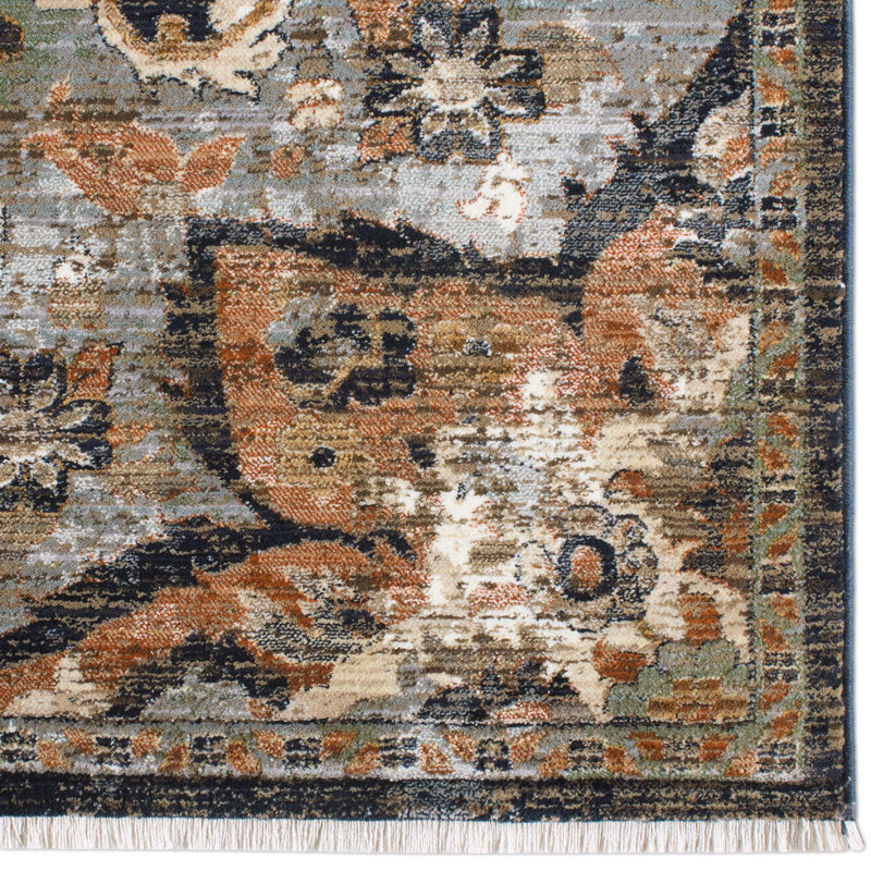 Finnuala Medallion Brown Area Rug (8'X10'2"), Rectangle 8' x 10'6"