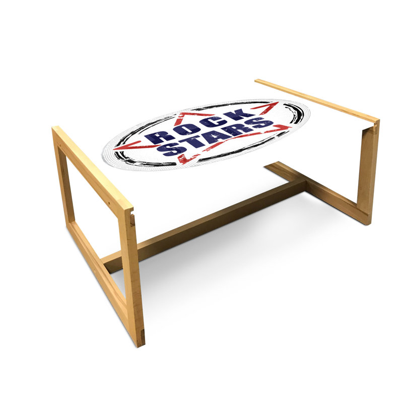 Iakup Sled Coffee Table, 40cm H x 91cm W x 62cm D
