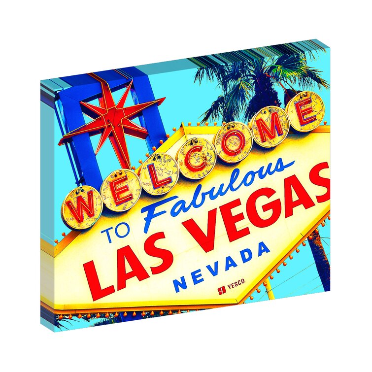 Welcome To Las Vegas Sign Paint II Acrylic Print