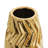 Elvita Ceramic Dimensional Chevron Textured Decorative Vase with Varying Shapes Set-858744572