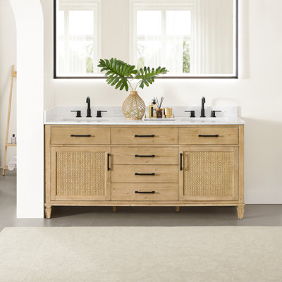 Ensemble de meuble-lavabo double 72 po Salome