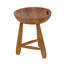 Tabouret d'appoint en bois massif bâlois