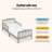 Classic Toddler Solid Wood Bed-534739656