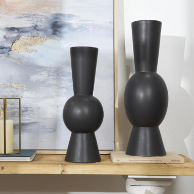 Ensemble de 2 vases de table en céramique Mable