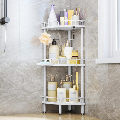 Support de douche de coin à 3 niveaux Consumest