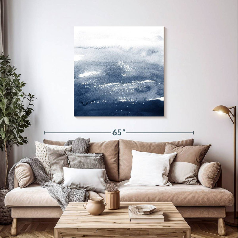 The Deep Blue, 39" H x 39" W
