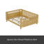 Grand lit plateforme en bois-514147759
