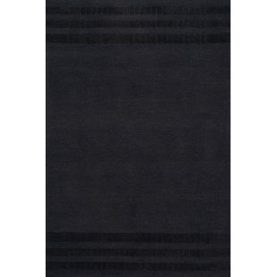 Carmeon Hamilton Barron Solid Bohemian Wool Rug