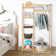 Waford 31.7'' Solid Wood Clothing Rack