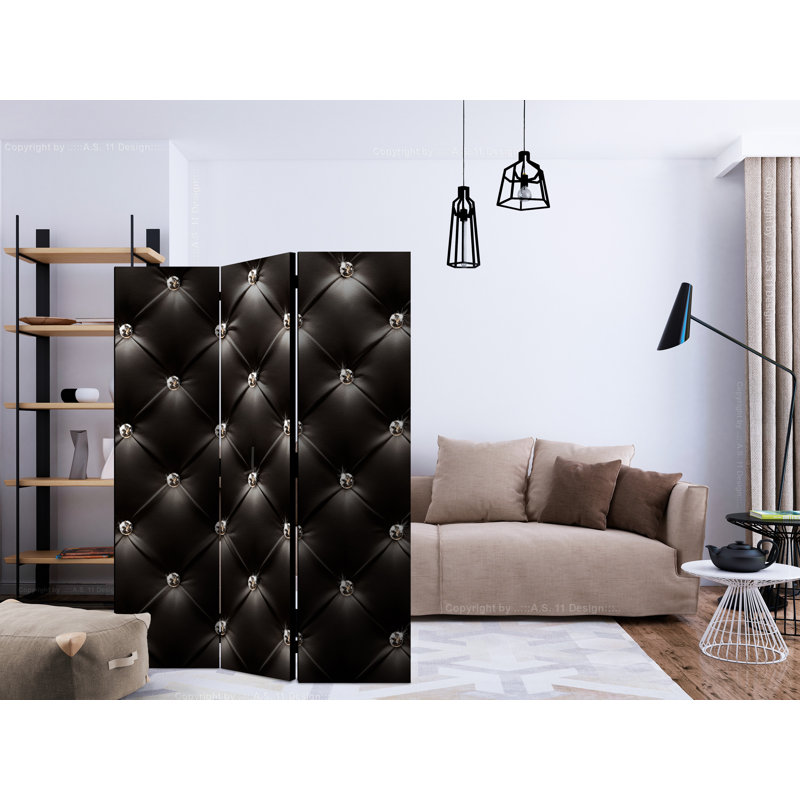 Ventana 172cm H Solid Wood Folding Room Divider, 3
