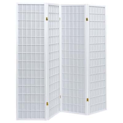 Sartre 4-Panel Room Divider Folding Shoji Screen
