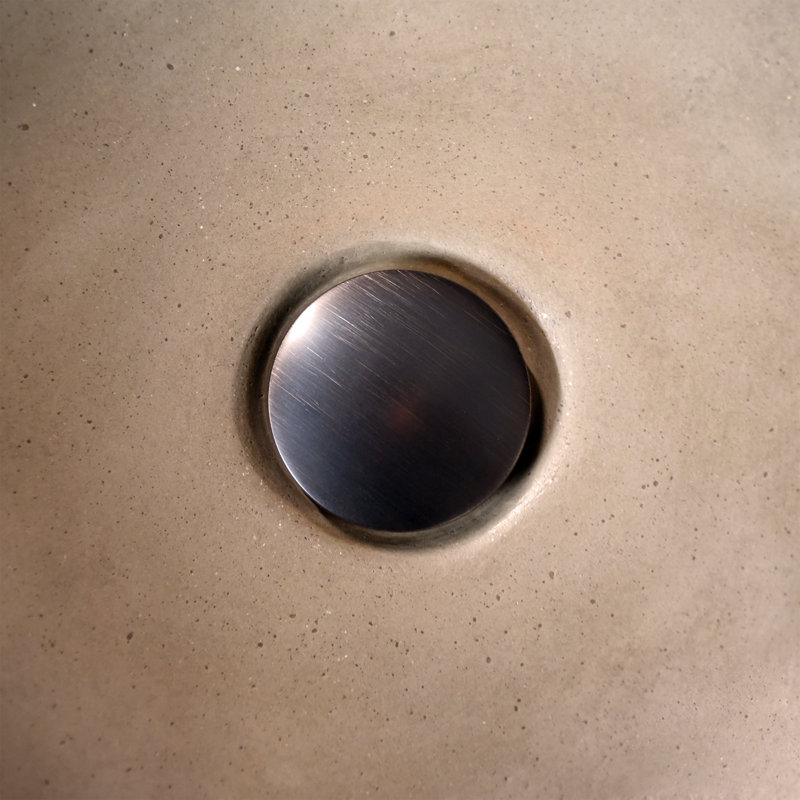 Dome 1.5" Drain Stopper Bathroom Sink Drain, Oil Rubbed Bronze