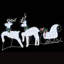vidaXL LED Reindeers Fabric-1806913907