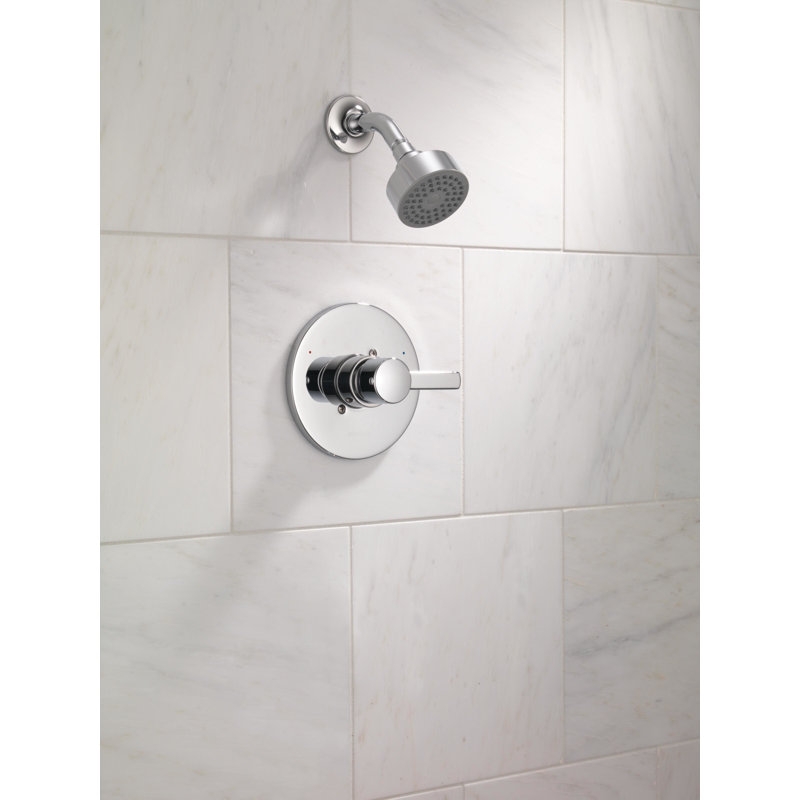 Apex Thermostatic Shower Trim Kit with Single Lever Handle, Chrome