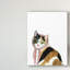 «Cool Cat I» par Grace Popp, reproduction sur toile-874757349