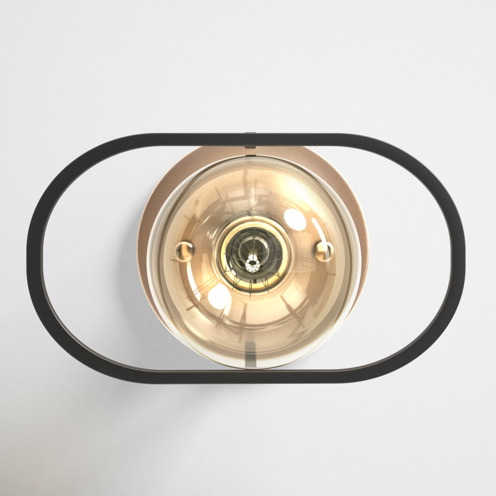 Brielle Single Light Dimmable Flush Mounted Sconce
