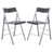 Cadre transparent noir / gris