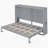Full Size Murphy Bed Wall Bed,Gray-1698889269-1698889268