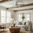 CORMAC 52 inch 5-Blade Hugger Ceiling Fan With Remote - (No Light)-1540839010