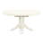 7 Piece Dining Table Set consists of an Oval Wooden Table with Butterfly Leaf and 6 Dining Room Chairs, Linen White-1049097499-1013408783
