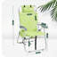 Chaise de plage inclinable en aluminium 15 po H 5 po avec sac isotherme et porte-gobelet-1152632175