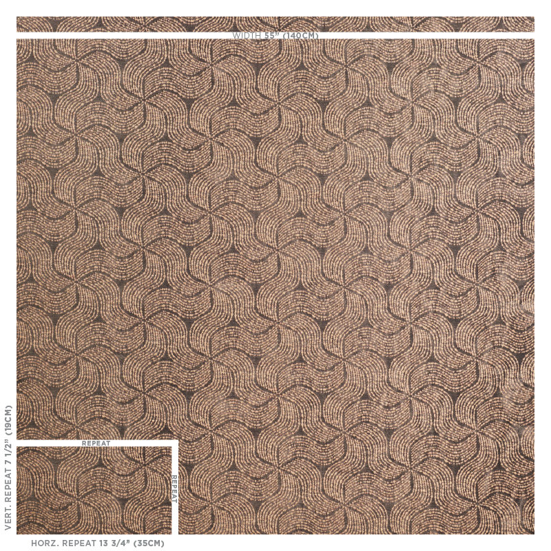 Tissu Fiador, Brun