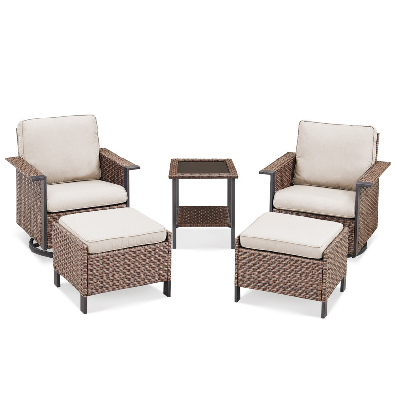 Ensemble de conversation avec coussins 5 pièces, Beige