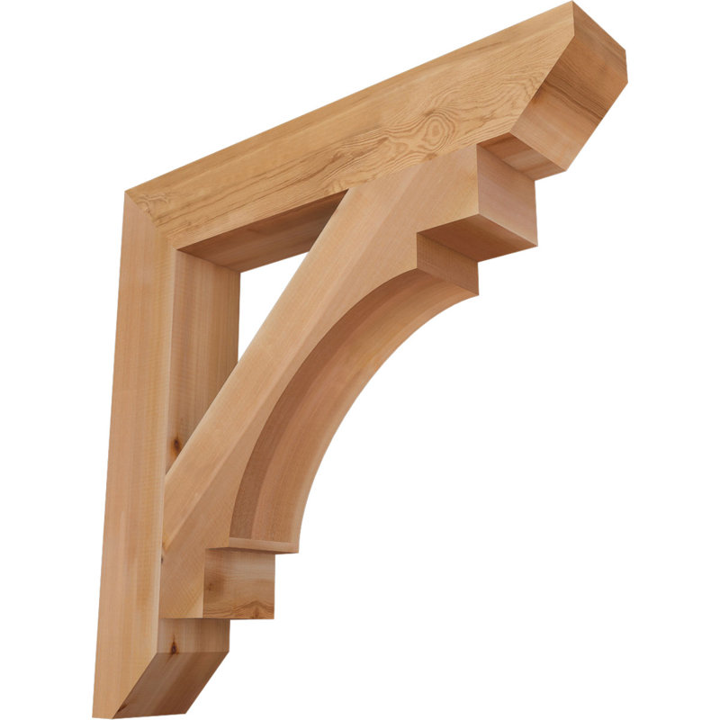 Support lisse à lattes Merced, Cèdre rouge, H 36 po x l 5,5 po x P 36 po