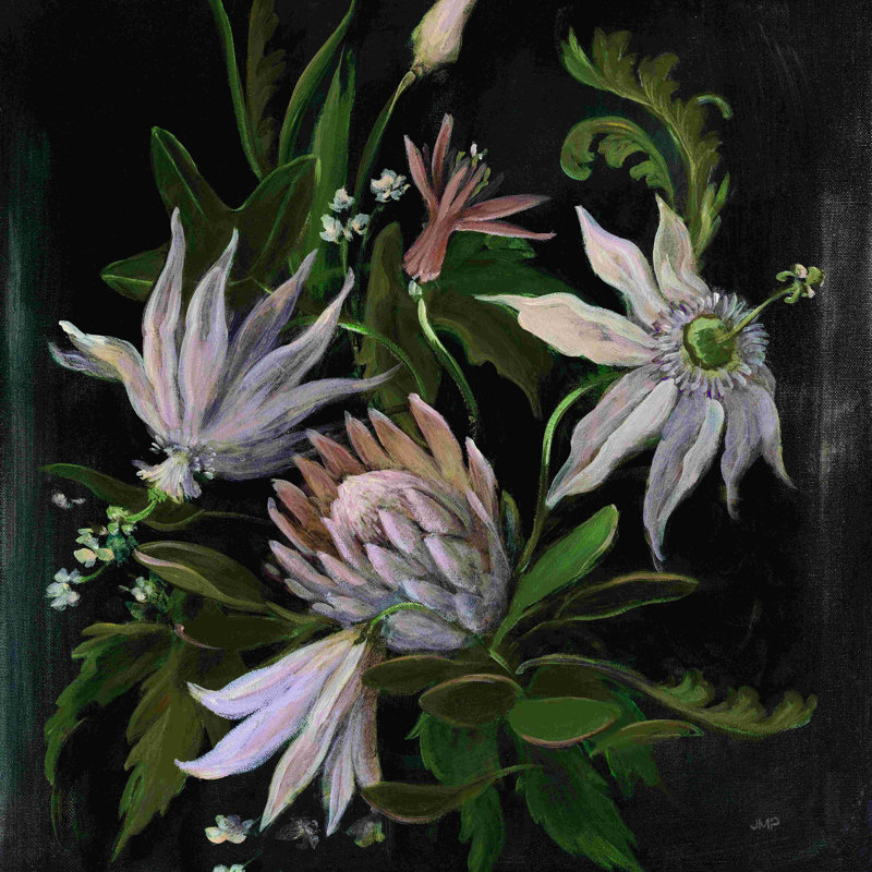 " Flower Show I Crop Neutral " by Julia Purinton, 12" H x 12" W