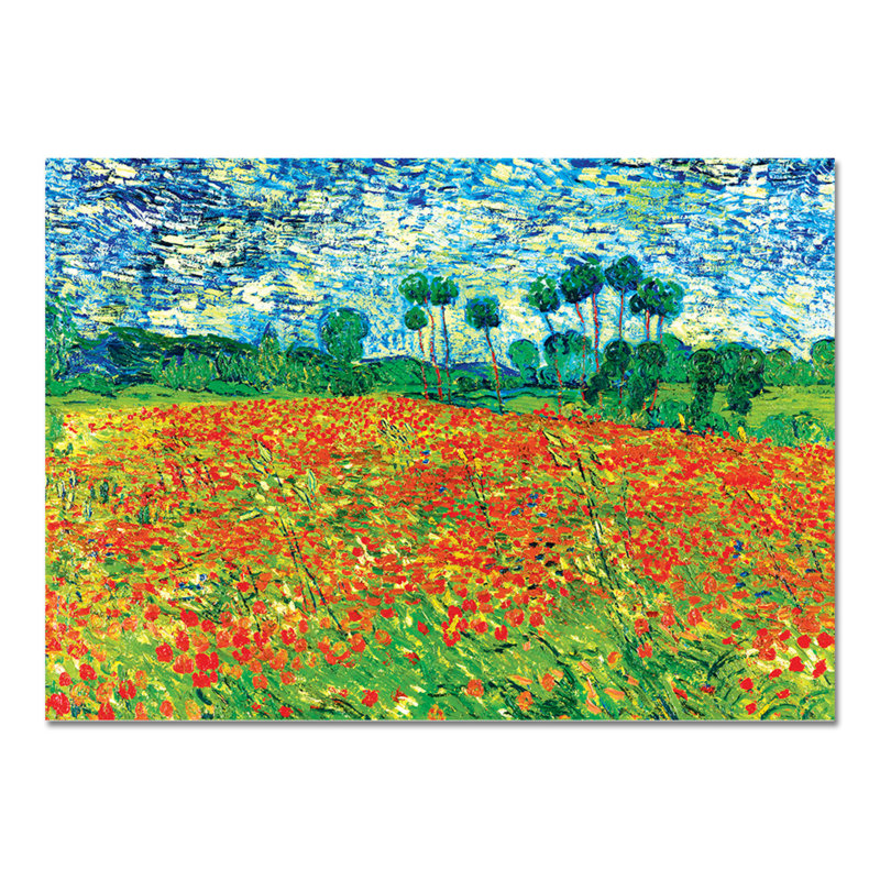 Poppy Field (Campo Di Papaveri) - Print, 70cm H x 100cm W, Plastic/Acrylic