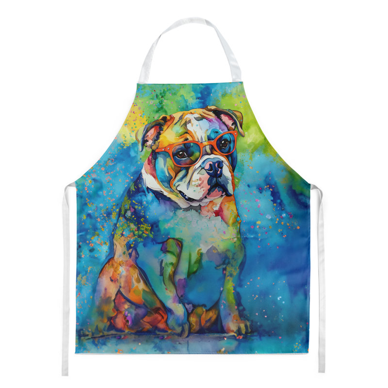 No Pattern Bib Apron